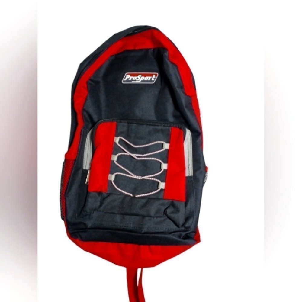 Red and black Prosport backpack